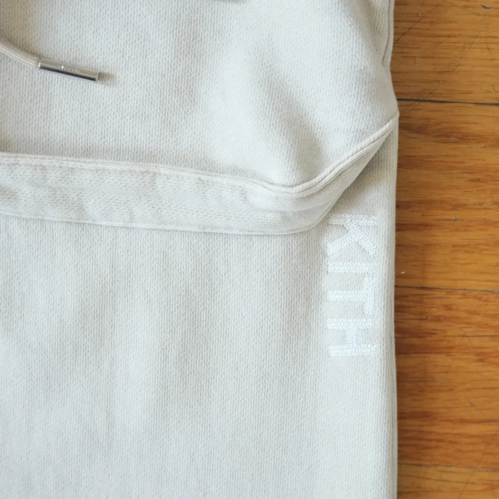 Kith Bennett Sweatpants Mens White Pepper Cargo Streetwear XL KH6316